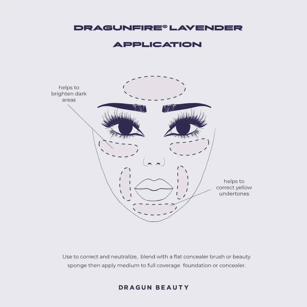 Dragon Beauty Color Corrector Concealer in Lavender